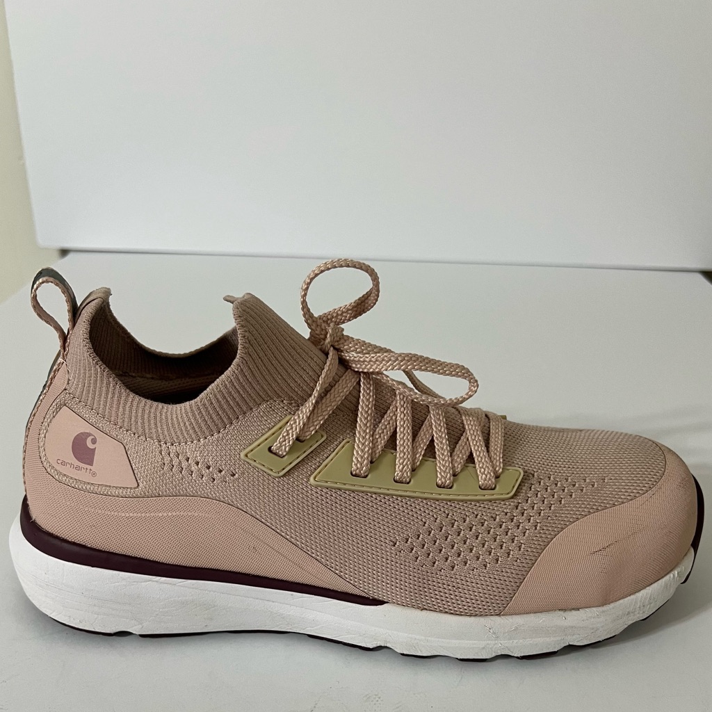 Carhatt Steel Toe Stylish Pink Women's Sneakers